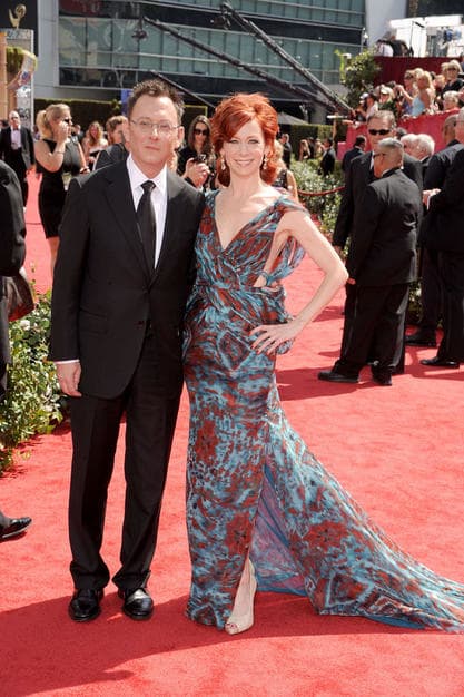 Michael Emerson and Carrie Preston