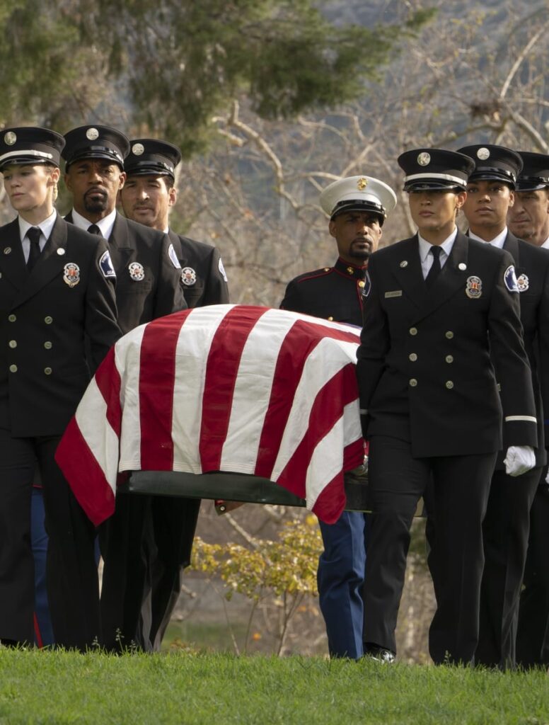 Morris' Funeral - tall - Station 19 Season 7 Episode 6