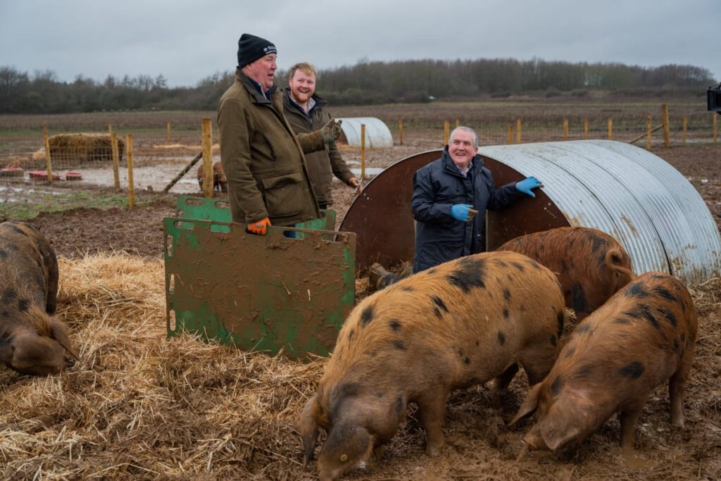 Oxford Shandy and Black Pigs - Clarkson's Farm
