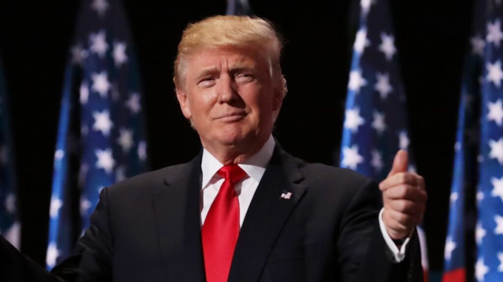 Donald Trump and Flags