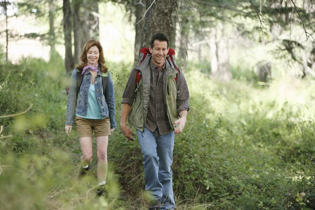 Mike and Katherine Go Hiking