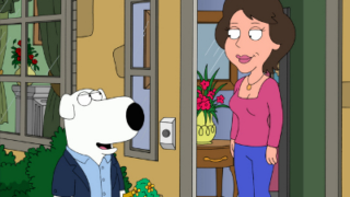 Brian and an Older Lady