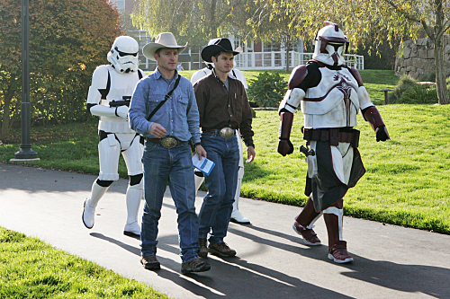 Jet and Cord Are Escorted