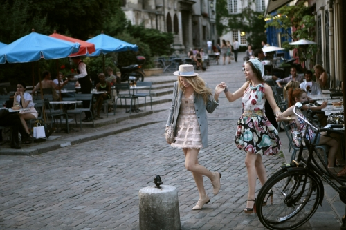 Serena and Blair in Paris