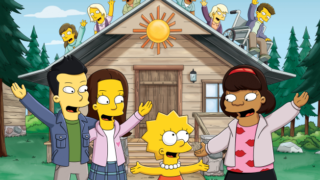 Glee on The Simpsons