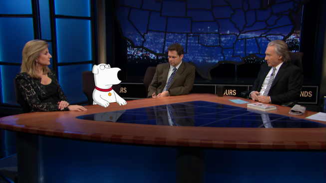 With Bill Maher