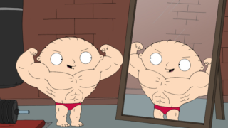 Juiced Up Stewie