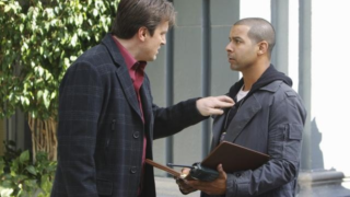 Rick Castle and Javier Esposito