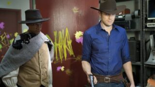 Jeff and Abed as Cowboys