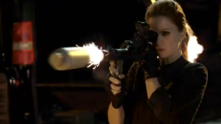 Pam with a Gun