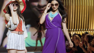 Spencer and Emily on the Runway