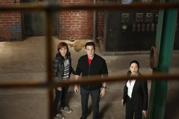 Warehouse 13 Holiday Scene