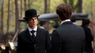 Damon in a Bowler