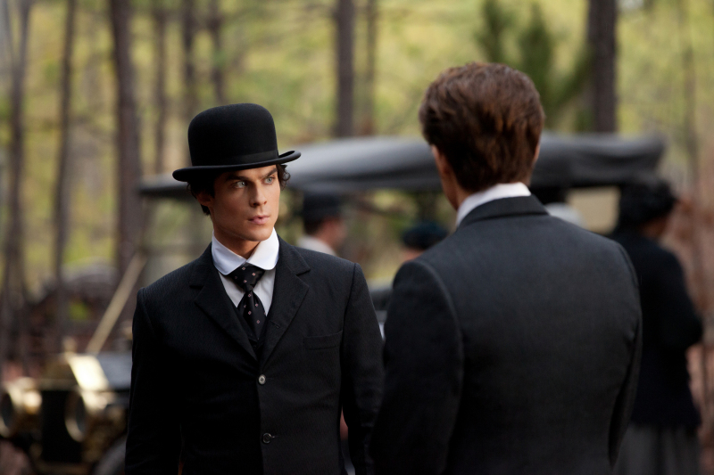 Damon in a Bowler