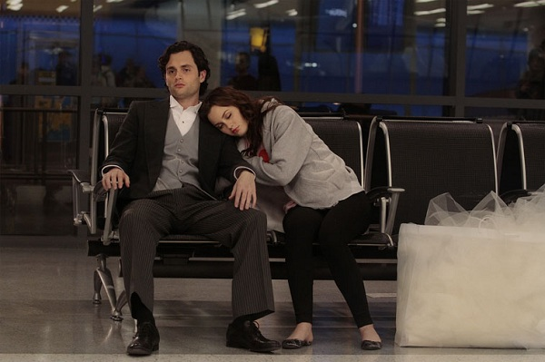 Dan and Blair at the Airport