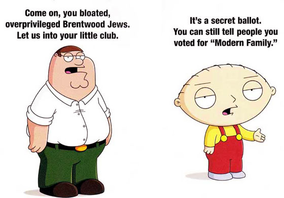 Family Guy Emmy Campaign Flyer