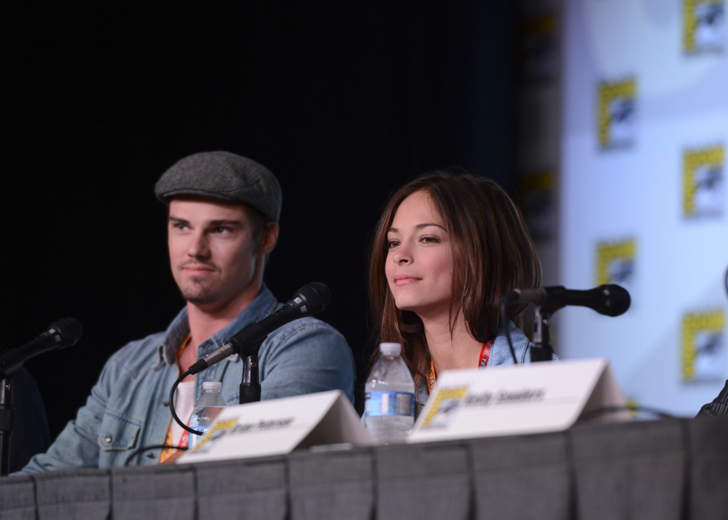 Kristin Kreuk and Ryan Jay at Comic-Con