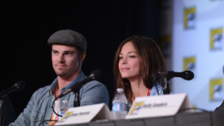 Kristin Kreuk and Ryan Jay at Comic-Con