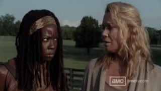 Andrea and Michonne