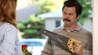 Tom Pitches Ron