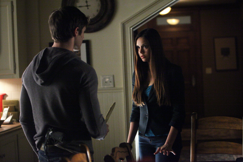 Knife at Elena