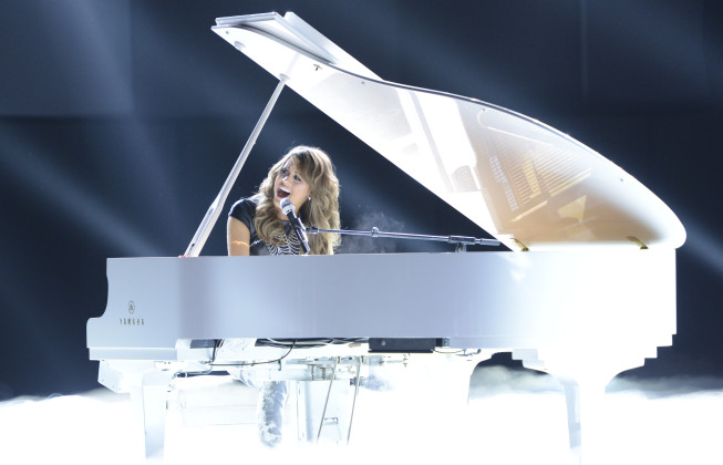 Angie Miller at the Piano