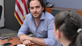 Manolo Cardona on Set