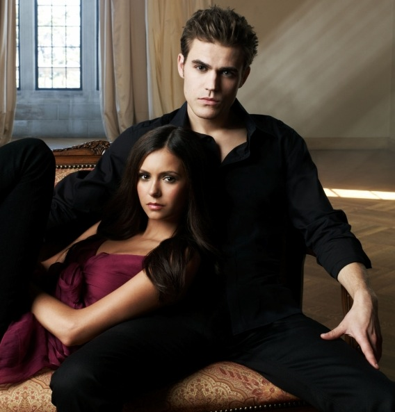 Paul Wesley and Nina Dobrev Promo Pic