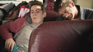 Scott and Stiles in Hiding