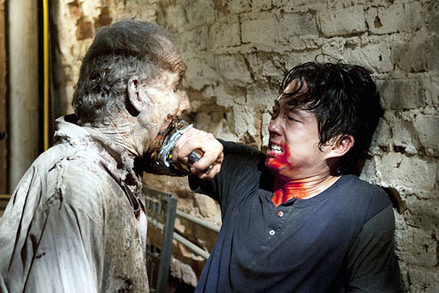 Steven Yeun on The Walking Dead