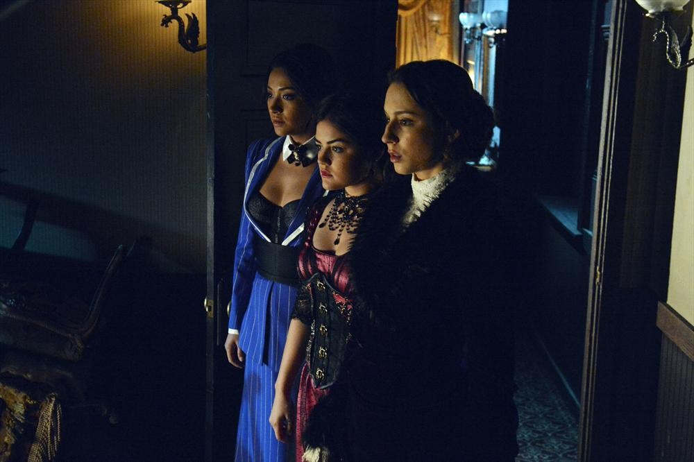 Emily, Aria and Spencer