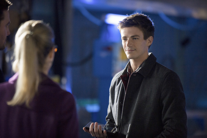 Grant Gustin on Arrow