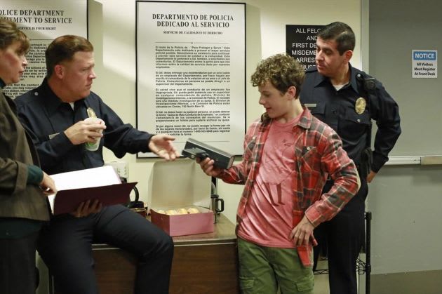 Luke at a Police Station