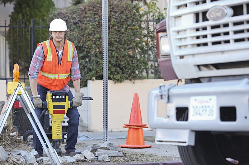 Deeks Undercover as a Construction Worker