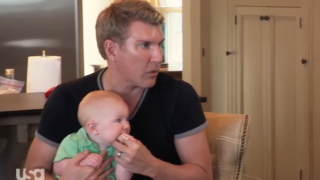 Todd with a Baby