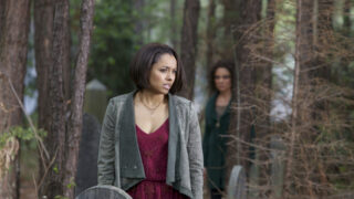 Bonnie at a Grave