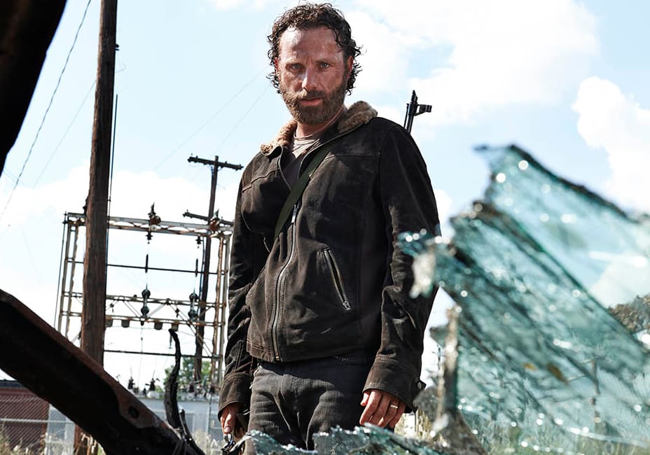 Andrew Lincoln as Rick in The Walking Dead Season 5