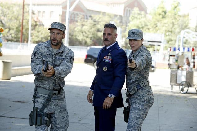 Talbot, Izzy Hartley and Lance Hunter - Agents of S.H.I.E.L.D. Season 2 Episode 1
