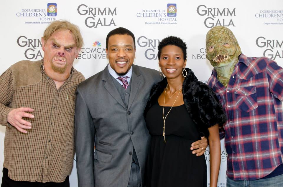 Russell Hornsby and his lovely wife Denise Walker