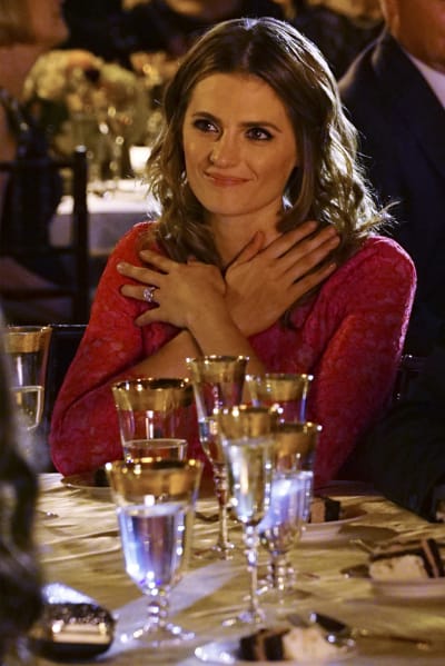 Beckett is Beaming - Castle Season 7 Episode 23