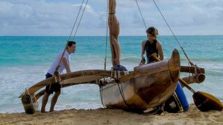 Kono and Chin on the Beach - Hawaii Five-0