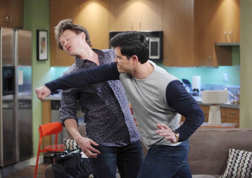 Paul Punches Will - Days of Our Lives