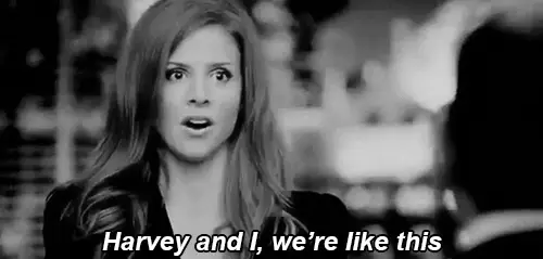 That Time She and Harvey Were Like This