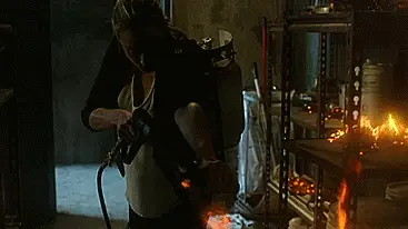 Best Girl Power Moment - Chloe and the Flamethrower
