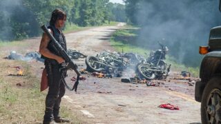 Daryl with a Rocket Launcher - The Walking Dead