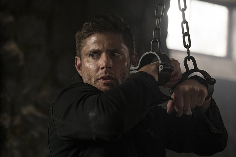 Dean all locked up - Supernatural Season 12 Episode 2