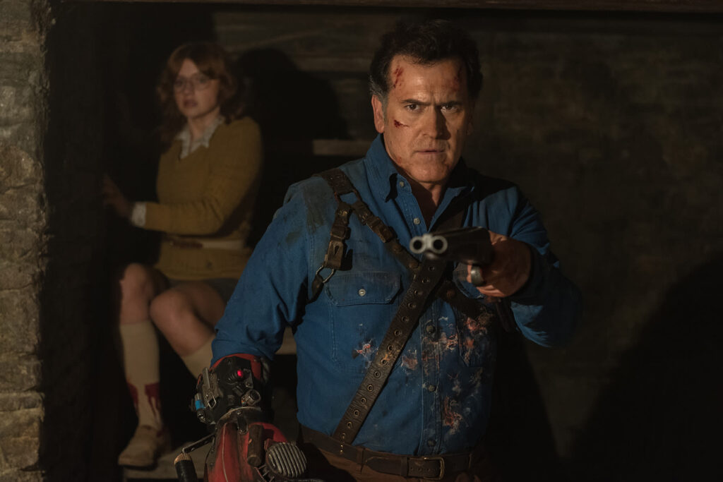 Ash on the defensive - Ash vs Evil Dead Season 2 Episode 9