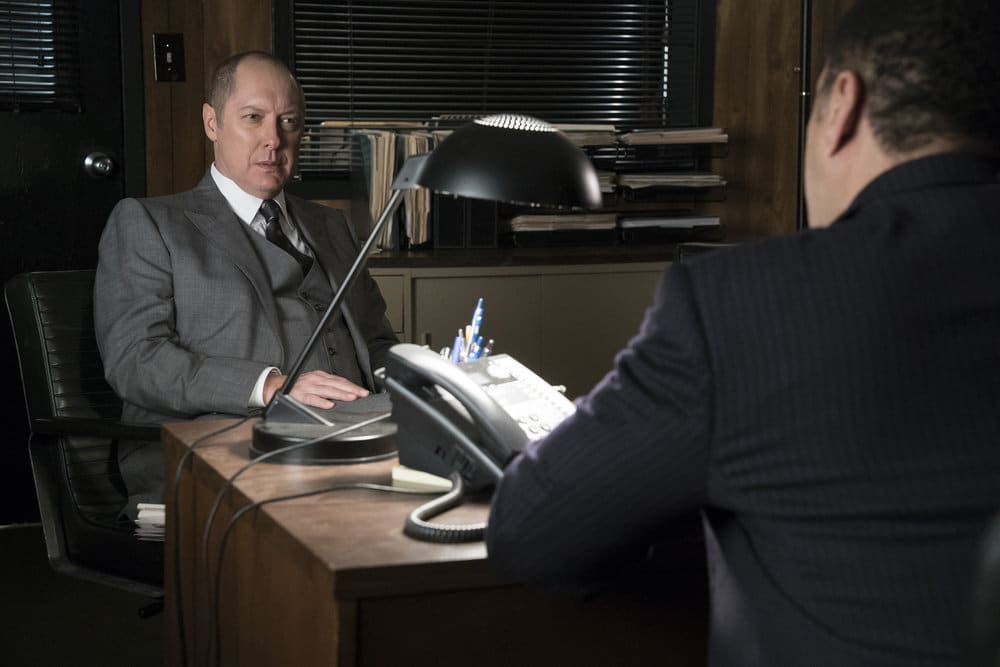 Red is up to his usual antics - The Blacklist Season 4 Episode 9