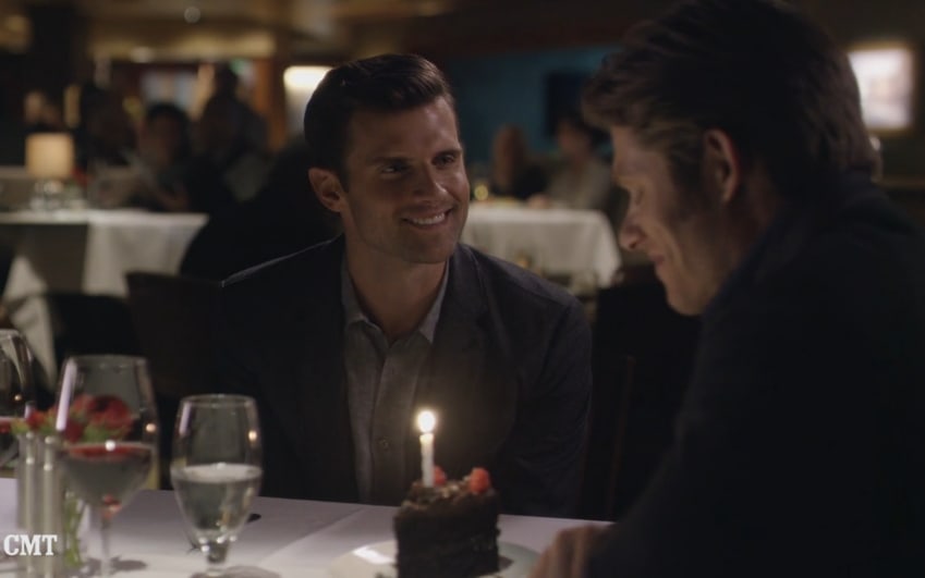 Will and Kevin at dinner - Nashville Season 5 Episode 2
