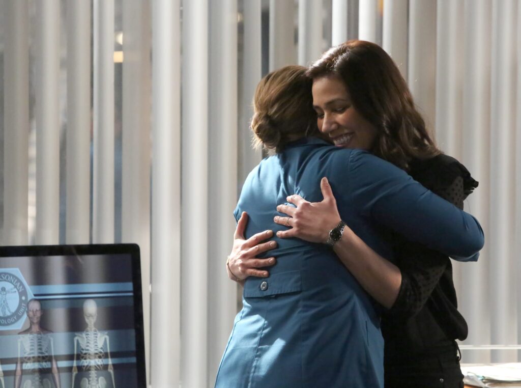 Brennan Congratulates Angela - Bones Season 12 Episode 11
